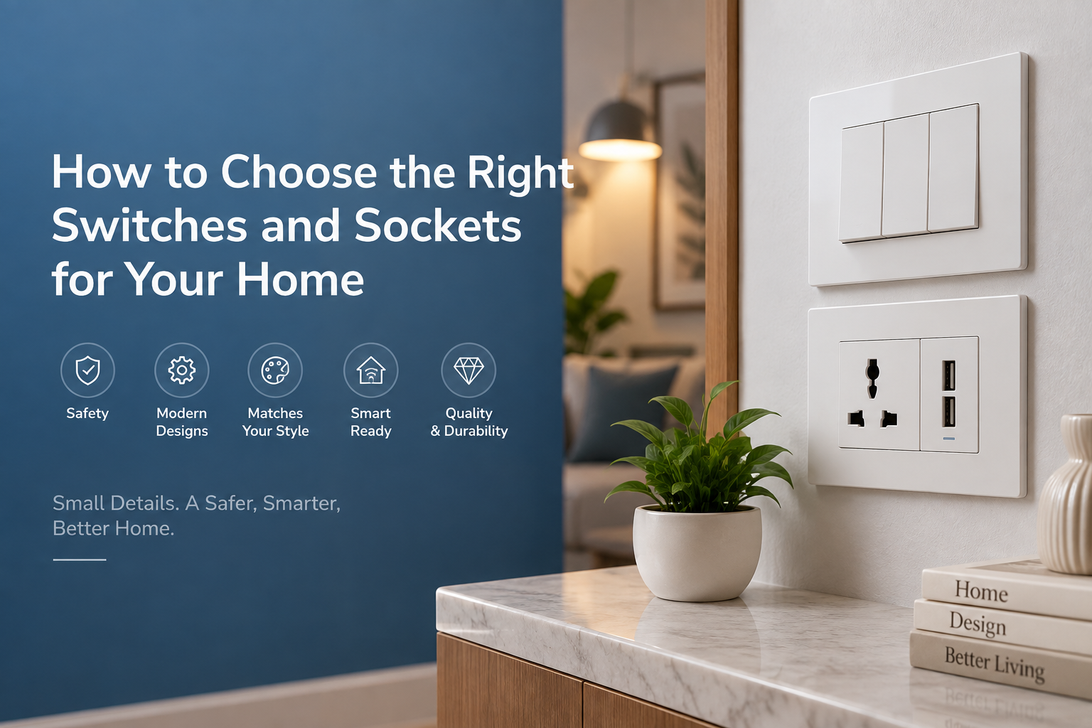How to Choose the Right Switches and Sockets for Your Home